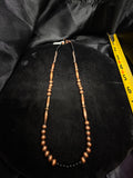 Copper Pearl & Black Onyx Beaded Necklace