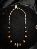 Copper & Black Onyx Beaded Necklace