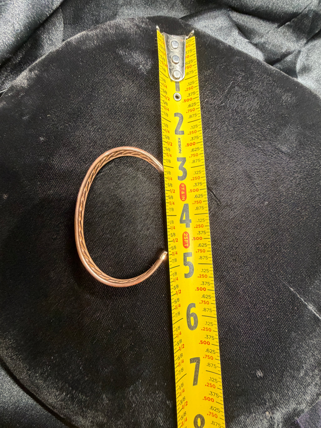 Copper Basket Weave Cuff Bracelet