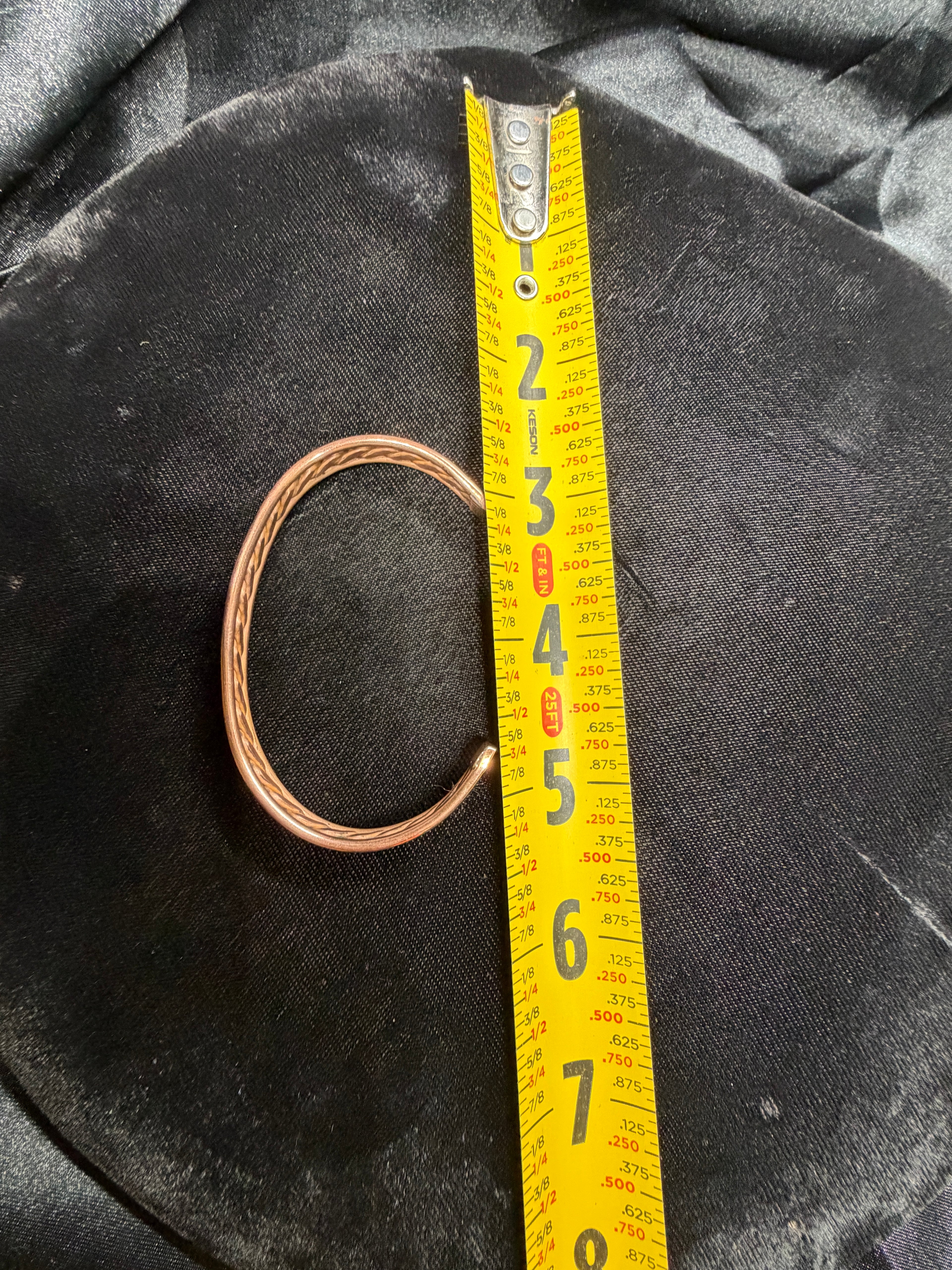 Copper Basket Weave Cuff Bracelet