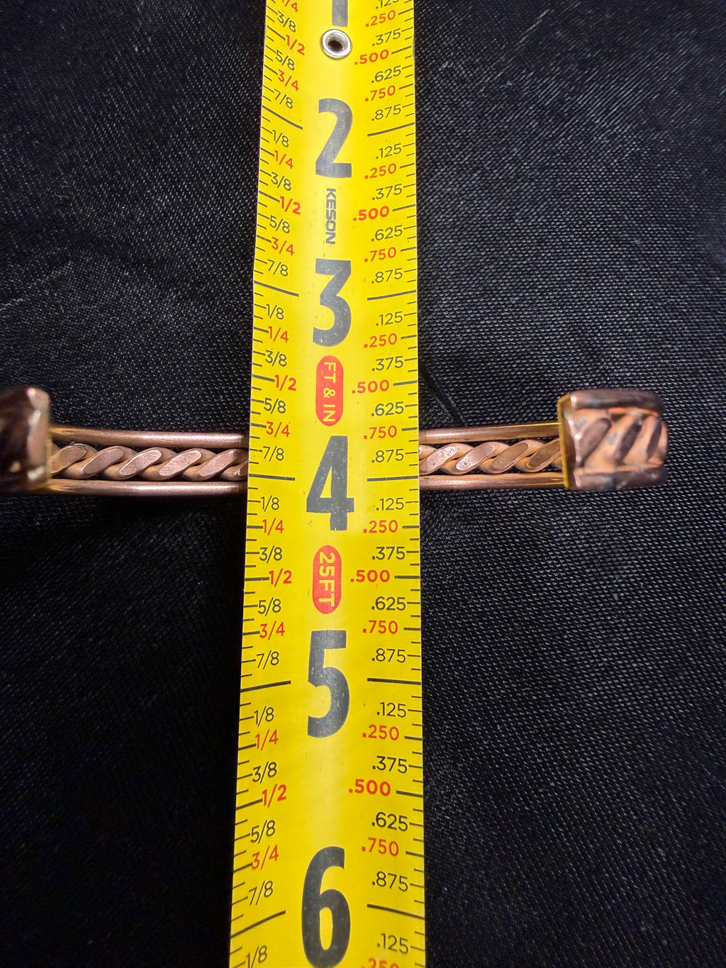 Copper Basket Weave Cuff Bracelet