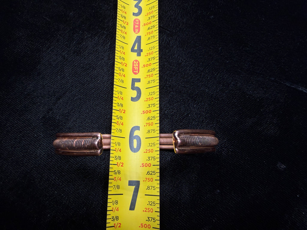 Twisted Wire Solid Copper Cuff Bracelet