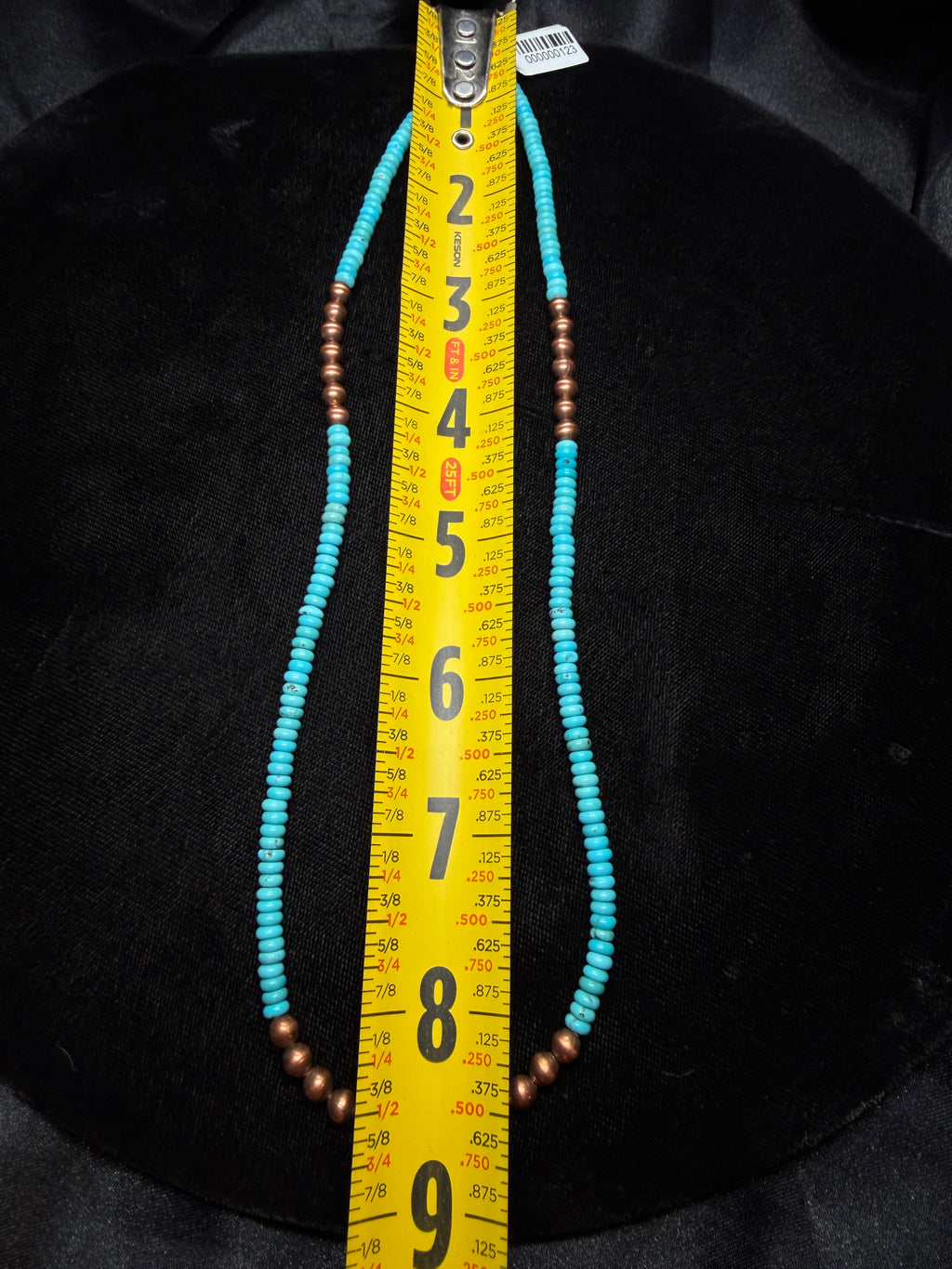 Kingman Turquoise & Copper Pearl Necklace