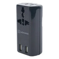 Lenmar Ultra-Compact All-in-One Travel Adapter with USB Port (Black) (Black)