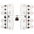 Antennas Direct® 8-Element Bowtie UHF Outdoor HDTV Antenna, Multi-Directional, 70+ Mile Range, 4K 8K UHD NEXTGEN TV with All-Weather Mounting Hardware