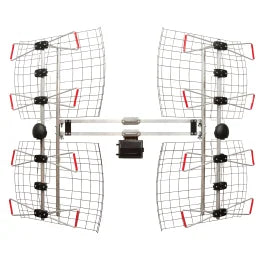 Antennas Direct® 8-Element Bowtie UHF Outdoor HDTV Antenna, Multi-Directional, 70+ Mile Range, 4K 8K UHD NEXTGEN TV with All-Weather Mounting Hardware