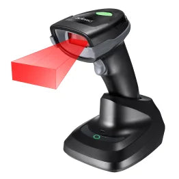 Adesso® NuScan 3000 Bluetooth®/2.4-GHz/USB-Wired 2D Handheld Barcode Scanner with Charging Cradle
