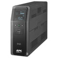 APC® 10-AC Outlet and 2-USB 1,500-VA/900-Watt Back-Ups Pro® Tower with 1,080-Joules Surge Protection, LCD Screen, AVR, 6-Ft. Cord, BR1500MS2