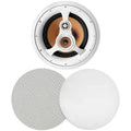 BIC America 10-In. 250-Watt Acoustech® H310C 10-In. 3-Way In-Ceiling Speaker with Woven Fiber Woofers and Liquid-Cooled Titanium Tweeter, 8 Ohms