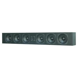 BIC America RtR® Elite OWCLR35 4.5-In. 100-Watt On-Wall Center or LR Speaker with 2 Polypropylene Woofers, 3/4-in. Tweeter, 4 Bass Radiators, 8 Ohms