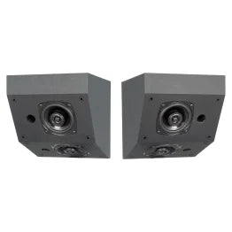 BIC America RtR® Elite S3070 4.5-In. 100-Watt Dual-Angle On-Wall Surround Speakers, Dolby Atmos® Compatible, Horizontal or Vertical Mounting, 8 Ohms