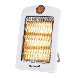 Brentwood® H-Q1000Q 1,000-Watt-Max Portable Quartz Space Heater, White