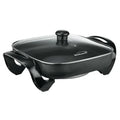 Brentwood® 12-In. 1,300-Watt Nonstick Electric Skillet with Glass Lid