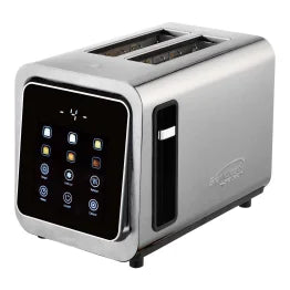 Brentwood® 2-Slice 1,100-Watt Touch-Screen Digital Toaster with Extra-Wide Slots, Stainless Steel