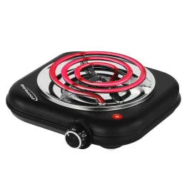 Brentwood® Single-Coiled 1,100-Watt Countertop Electric Burner with Temperature Control and Power Indicator Light, Black