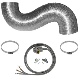 Certified Appliance Accessories® Electric Dryer Duct Kit with 3-Wire 30-Amp 6ft Cord
