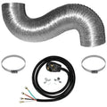 Certified Appliance Accessories® Electric Dryer Duct Kit with 4-Wire 30-Amp 6ft Cord
