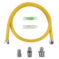 Certified Appliance Accessories® Coated Stainless Steel Gas Dryer Installation Kit, 4 Ft.