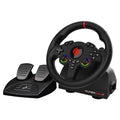 Subsonic Superdrive 220 RS Racing Wheel with Pedal Set and Dual LED Sticks for PS4™, Xbox One®, Nintendo Switch™/Switch™ 2, PC