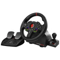 Subsonic Superdrive 220 RS-X Racing Wheel with Gearshift, Pedal Set, Dual LED Sticks for PS4™, Xbox One®, Xbox Series XS®, Switch™/Switch™ 2, PC