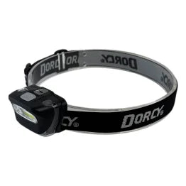 Dorcy® Active Series COB LED 150-Lumen Headlamp with 3 Modes, Battery Powered, up to 65-Ft. Beam Distance, up to 2.5 Hours Run Time, 3 Pack