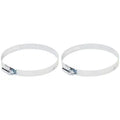 Deflecto® 4-In. Worm Drive Clamp, 2 Pack