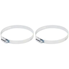 Deflecto® 4-In. Worm Drive Clamp, 2 Pack