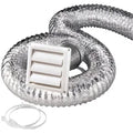 Deflecto® Supurr-Flex® Dryer Vent Kit, 8ft