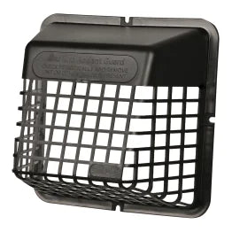 Deflecto® Universal Bird Guard for 4-In. Clothes Dryer Vent or 3-In. Bathroom Exhaust Vent (Black)