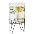 EuroHome Dual Glass Dispensers with Metal Stand
