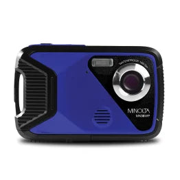 Minolta® MN30WP Waterproof 4x Digital Zoom 21.0-MP/1080p Digital Camera (Blue)