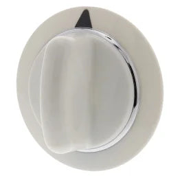 ERP® Replacement White Dryer Knob with Black Pointer for GE® Part Number WE1M654