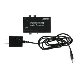 Ethereal® Digital TOSLINK®/Optical SPDIF to RCA Audio Converter, CS-DAC2