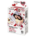 FUJIFILM® instax mini™ Instant Film, 10 Pack (Heart Sketch)