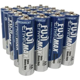 FUJI ENVIROMAX® EnviroMax™ AA Extra Heavy-Duty Batteries, 20 Pack