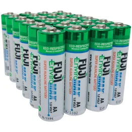 FUJI ENVIROMAX® EnviroMax™ AA Super Alkaline Batteries (24 Pack)
