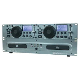 Gemini® Professional 2U Dual CD/USB Player, Silver, CDX-2250i