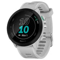 Garmin® Forerunner® 55 GPS Smartwatch with 42-mm Case, Bluetooth®, Health/Fitness Monitoring, Activity Tracking, and 5 ATM Water Rated (White)