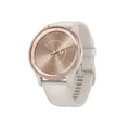 Garmin® vívomove® Trend Hybrid Smartwatch with 40.4-mm Case, Bluetooth®, Hidden Touch Screen, Health/Fitness, Sports Apps, Swim Rated (Peach Gold)