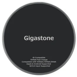 Gigastone® GA-9700 Qi® Certified Fast Wireless Charging Pad