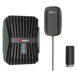 HiBoost® FleetLink In-Vehicle Cellular Signal Booster for Fleet and Commercial Vehicles, 4G/5G, C30F-5S-BTW