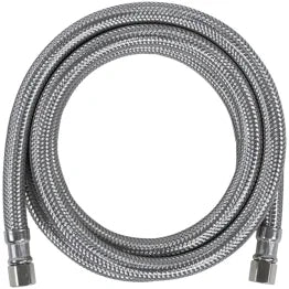 Certified Appliance Accessories® Braided Stainless Steel PEX Ice Maker Connector with 1/4-In. Compression (6 Ft.)