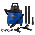 Koblenz® Wet Dry Vacuum with Blowing Function for Multiple Surfaces, 9 Gallons, 5 Peak HP, 87-CFM, with 10-Ft. Power Cord