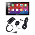 DMH-W3000NEX 6.8-In. Car In-Dash Unit, Double-DIN Digital Media Receiver with Touch Screen, Bluetooth®, and Apple CarPlay®/Android Auto™ & SiriusConnect™ Vehicle Tuner