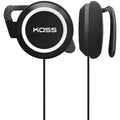 Koss® KSC21 Wired On-Ear Ear-Clip Headphones with 3.5-mm Connector, Pivoting Ear Plates, and Dual-Entry Cord
