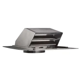 Lambro® 6-In. ABS Plastic Roof Exhaust Vent with Damper, Screen, and Snap-on Collar, 356-6