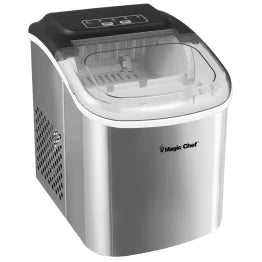 Magic Chef® Portable Countertop Ice Maker, 27 Lbs. per Day (Stainless Steel)