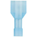 Install Bay® Nylon Fully Insulated Male Quick Disconnects, 100 Count (16–14 Gauge; Blue)