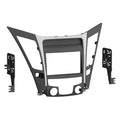Metra® 95-7296 Double-DIN/ISO Single-DIN for Pocket Car Radio Installation Dash Kit Compatible with Select 2011-2015 Hyundai® Sonata Vehicles
