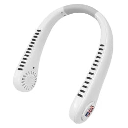 Celebrate 250™ Portable Bladeless Neck Fan, 3 Speeds, 800-mAh Rechargeable Battery, 360° Air, Flexible Neck Band, 100 Minutes Max Run Time